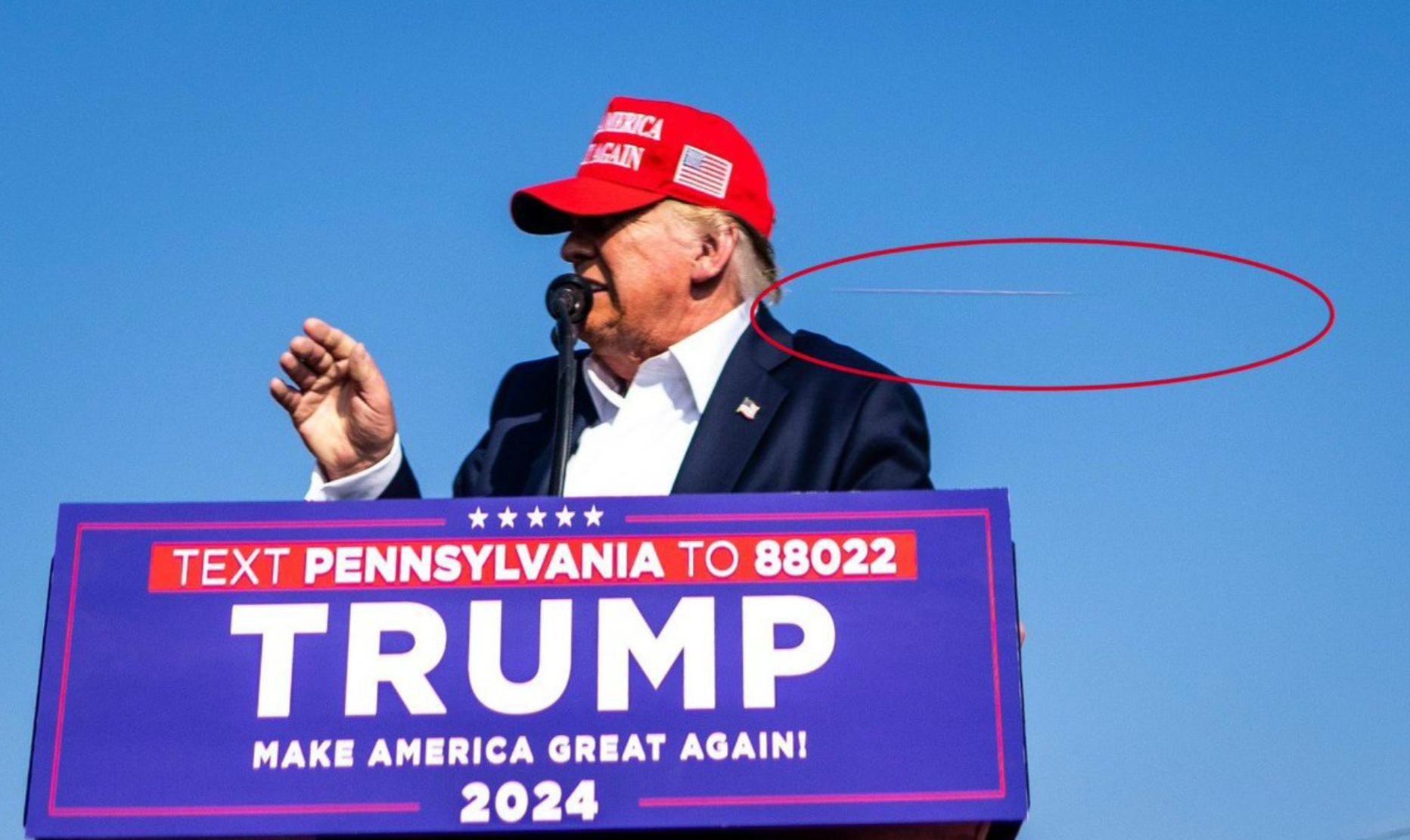 特朗普谈枪击案细节：子弹袭来瞬间他正好转身看屏幕死里逃生！