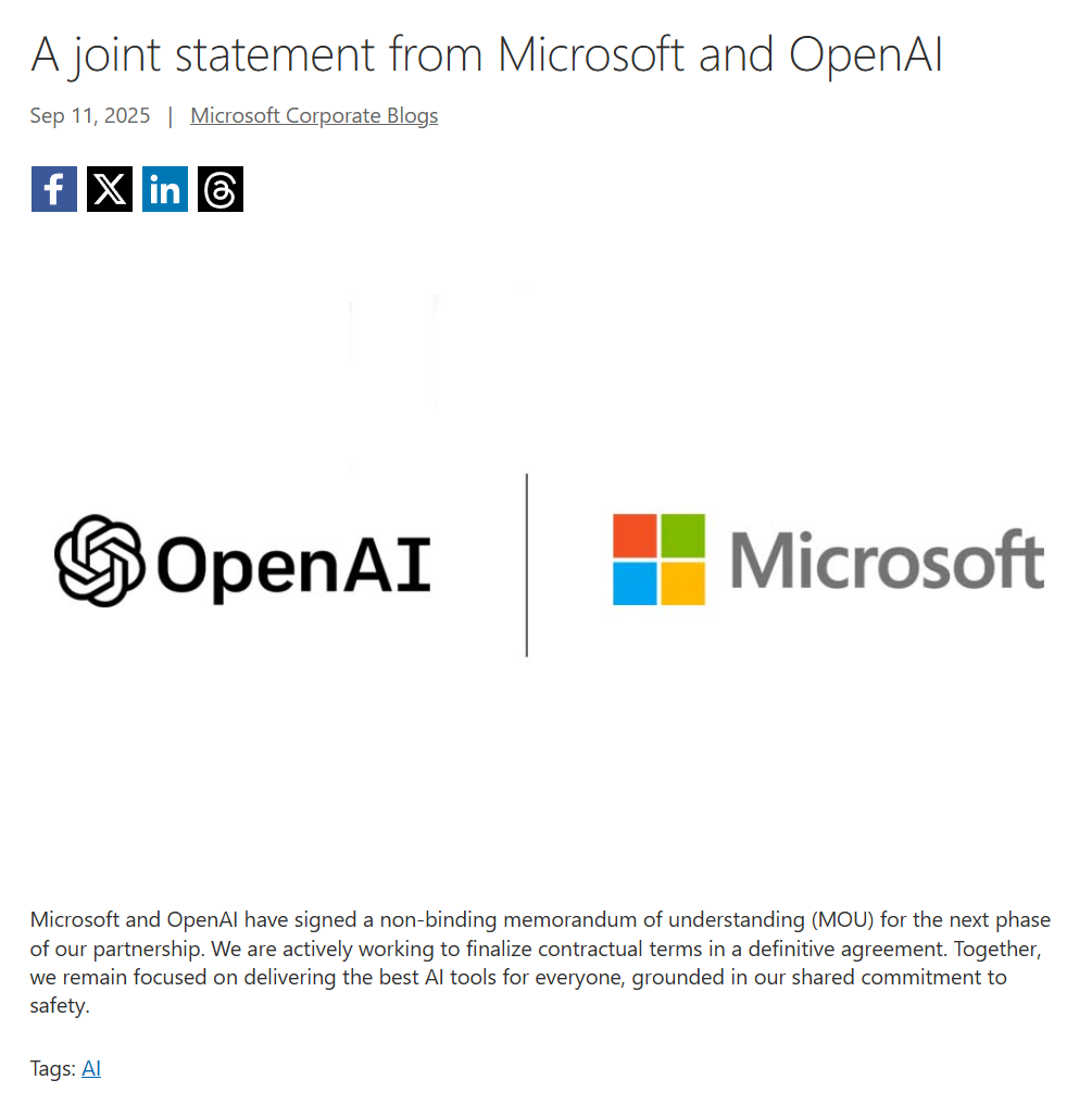 OpenAI或大幅削减分给微软的营收