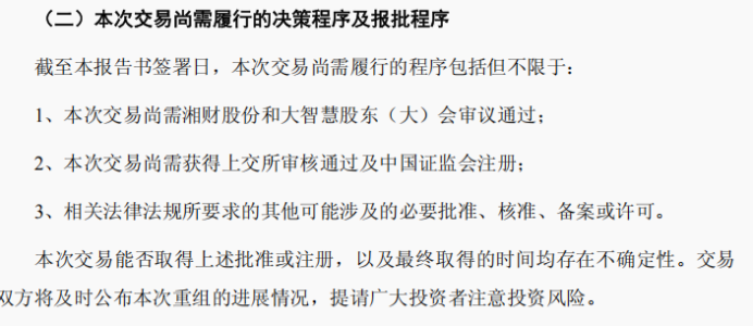 湘财股份拟吸收合并大智慧