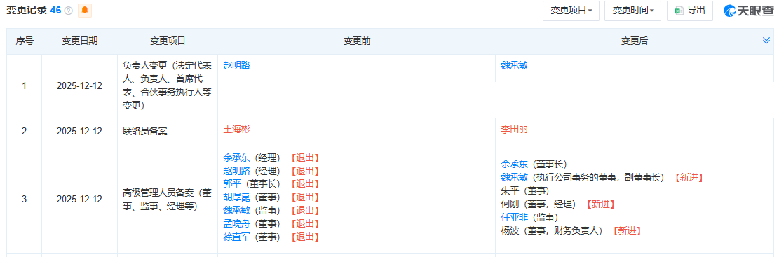 余承东接任华为终端董事长