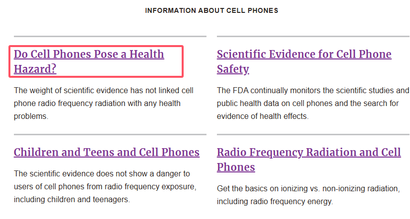 FDA删除手机无害声明引争议
