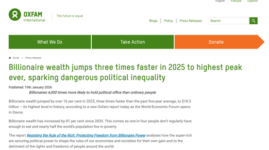 亿万富翁财富激增创历史新高