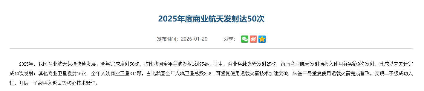 朱雀三号成功首飞